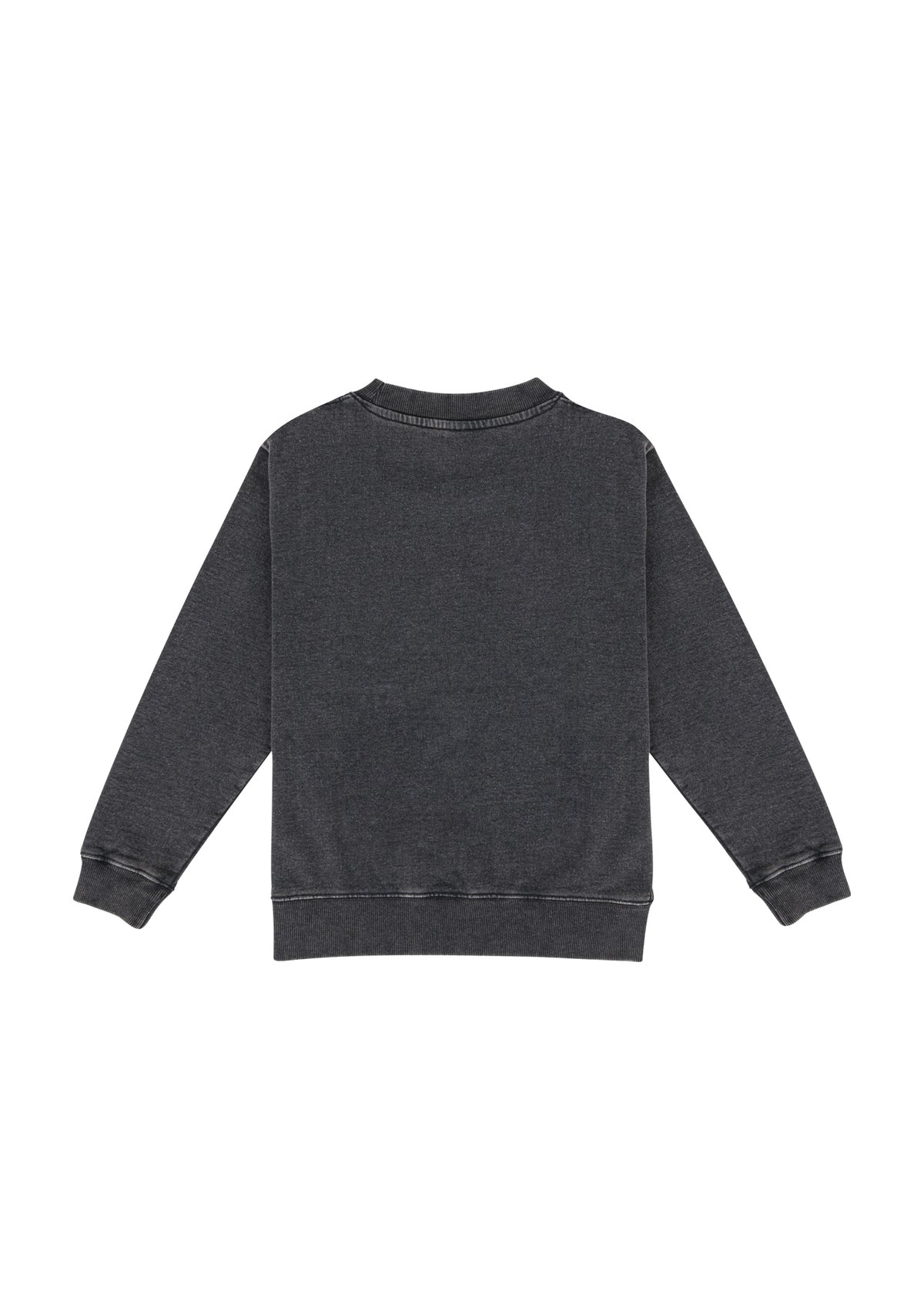 RAMO F800KS Kids’ Stone Wash Sweatshirts — Black back