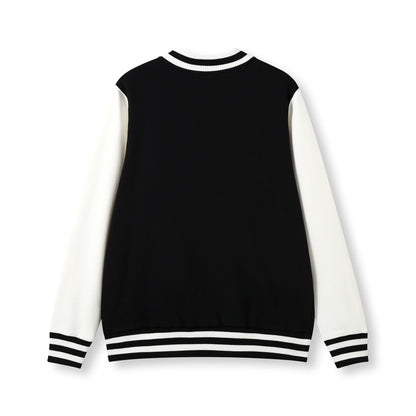 RAMO F906HO Mens Varsity Jacket — Black/White back