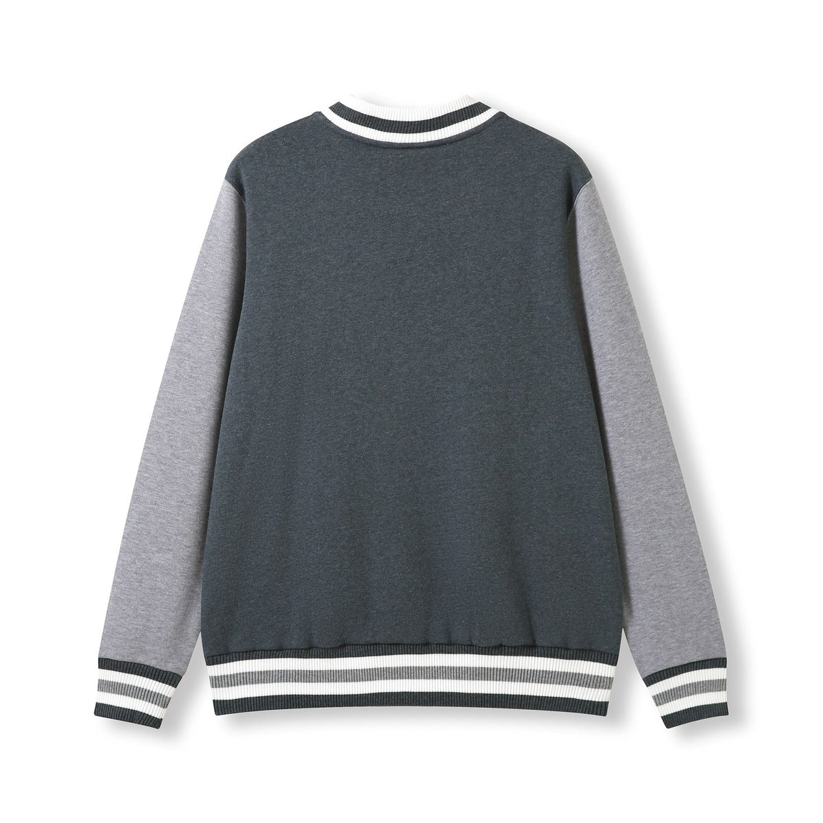 RAMO F906HO Mens Varsity Jacket — Dark Marl/Grey Marl back