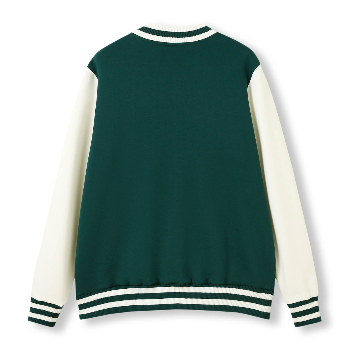 RAMO F906HO Mens Varsity Jacket — Evergreen/White back