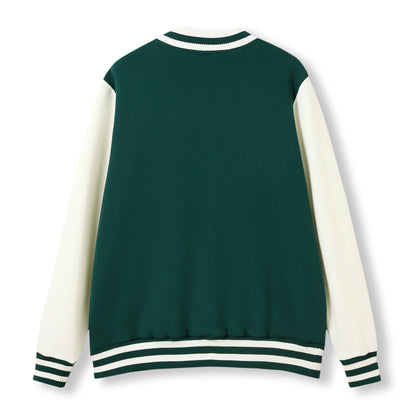 RAMO F906HO Mens Varsity Jacket — Evergreen/White back