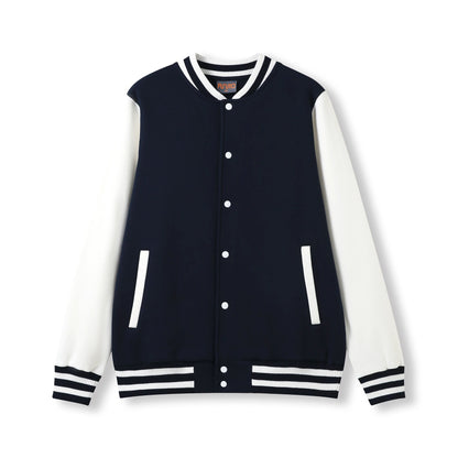RAMO F906HO Mens Varsity Jacket — Navy/White front