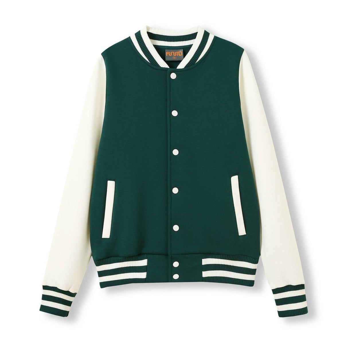 RAMO FO96UN Womens/Junior Varsity Jacket — Evergreen/White front