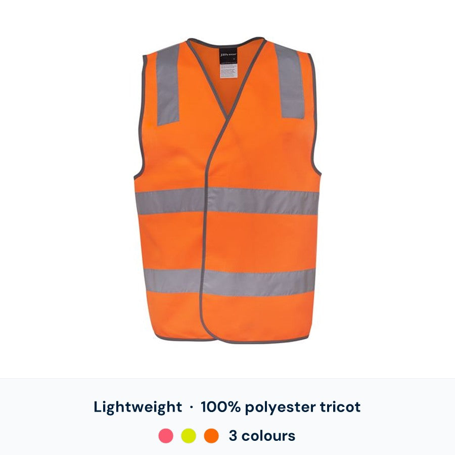 JB's Wear Hi Vis Day/Night Safety Vest — Custom Logo