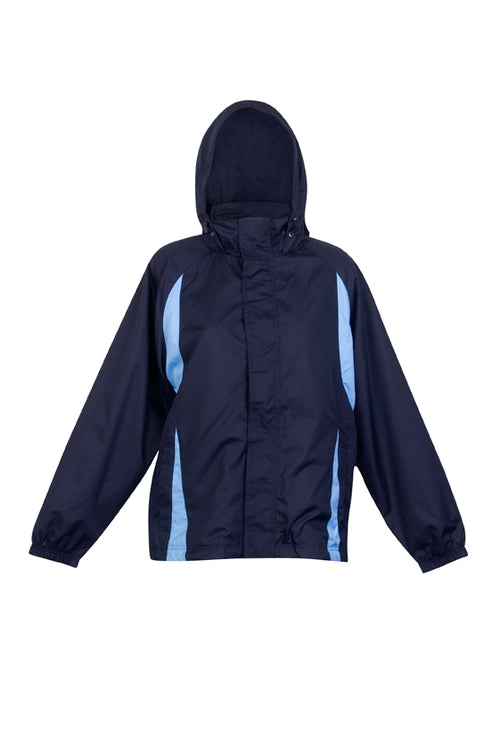 RAMO Women’s Shower Proof Sportech Nylon Jacket — Navy/Sky Blue