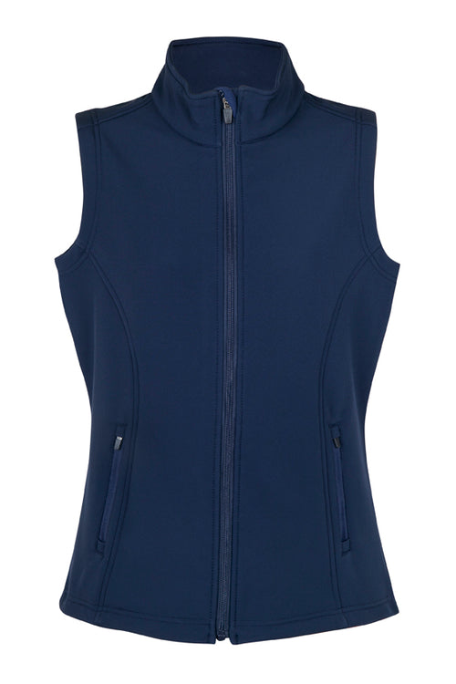 RAMO Women’s Soft Shell Vest - Tempest Range — Navy Blue
