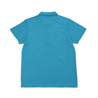 RAMO P446HBM Mens' / Unisex Challenger polyester Polo — Azure Marl back