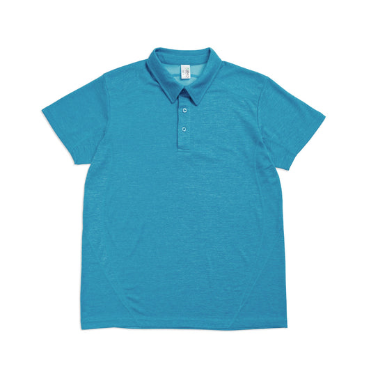 RAMO P446HBM Mens' / Unisex Challenger polyester Polo — Azure Marl front