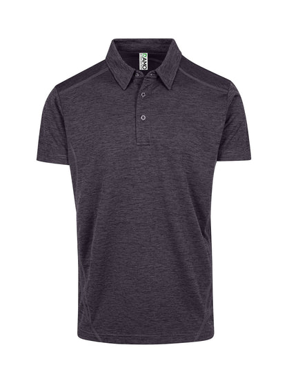 RAMO P446HBM Mens' / Unisex Challenger polyester Polo — Dark Marl front