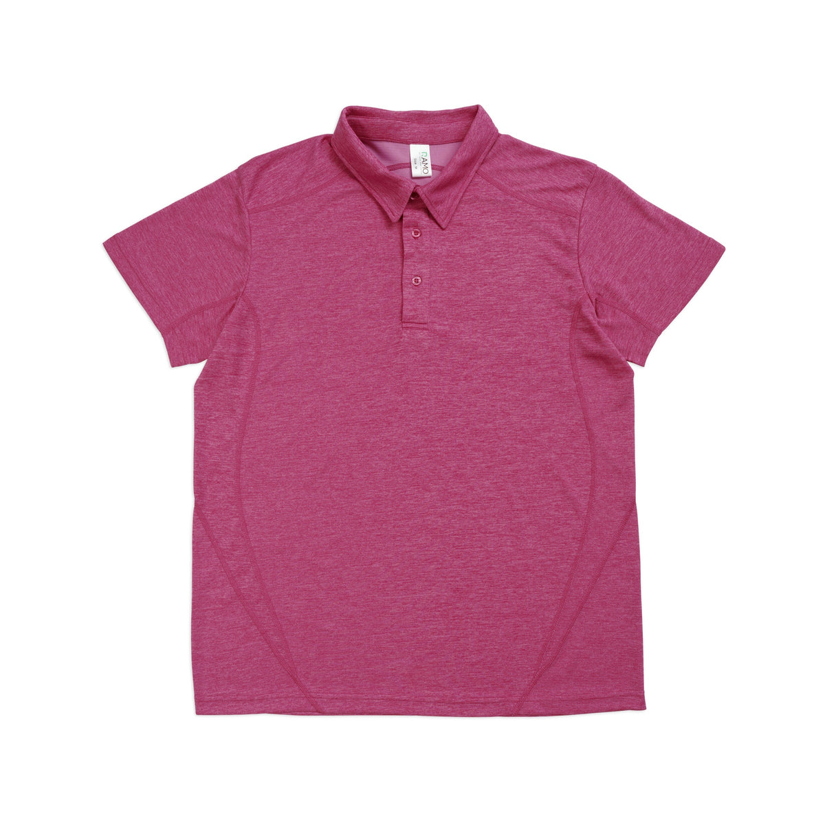 RAMO P446HBM Mens' / Unisex Challenger polyester Polo — Hot Pink Marl front