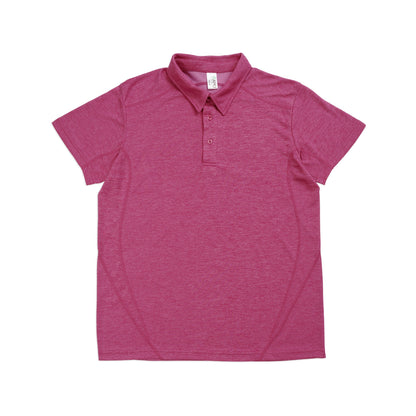 RAMO P446HBM Mens' / Unisex Challenger polyester Polo — Hot Pink Marl front