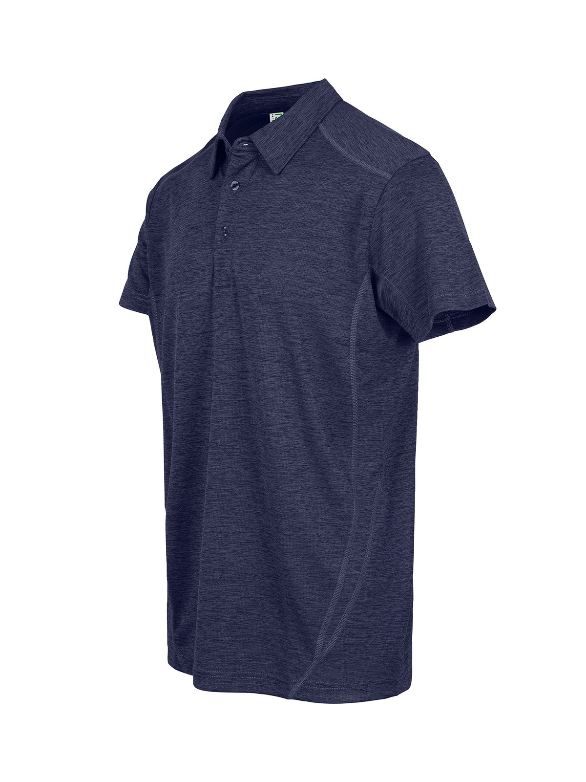 RAMO P446HBM Mens' / Unisex Challenger polyester Polo — Navy Marl side