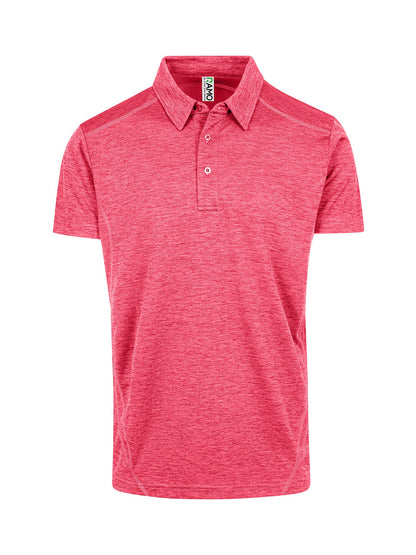 RAMO P446HBM Mens' / Unisex Challenger polyester Polo — Red Marl front