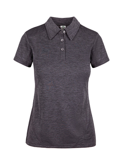 RAMO P446LDM Women’s Challenger 100% polyester Polo — Dark Marl front