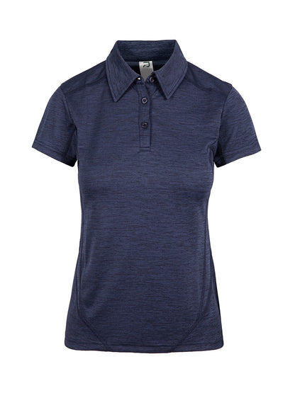 RAMO P446LDM Women’s Challenger 100% polyester Polo — Navy Marl front