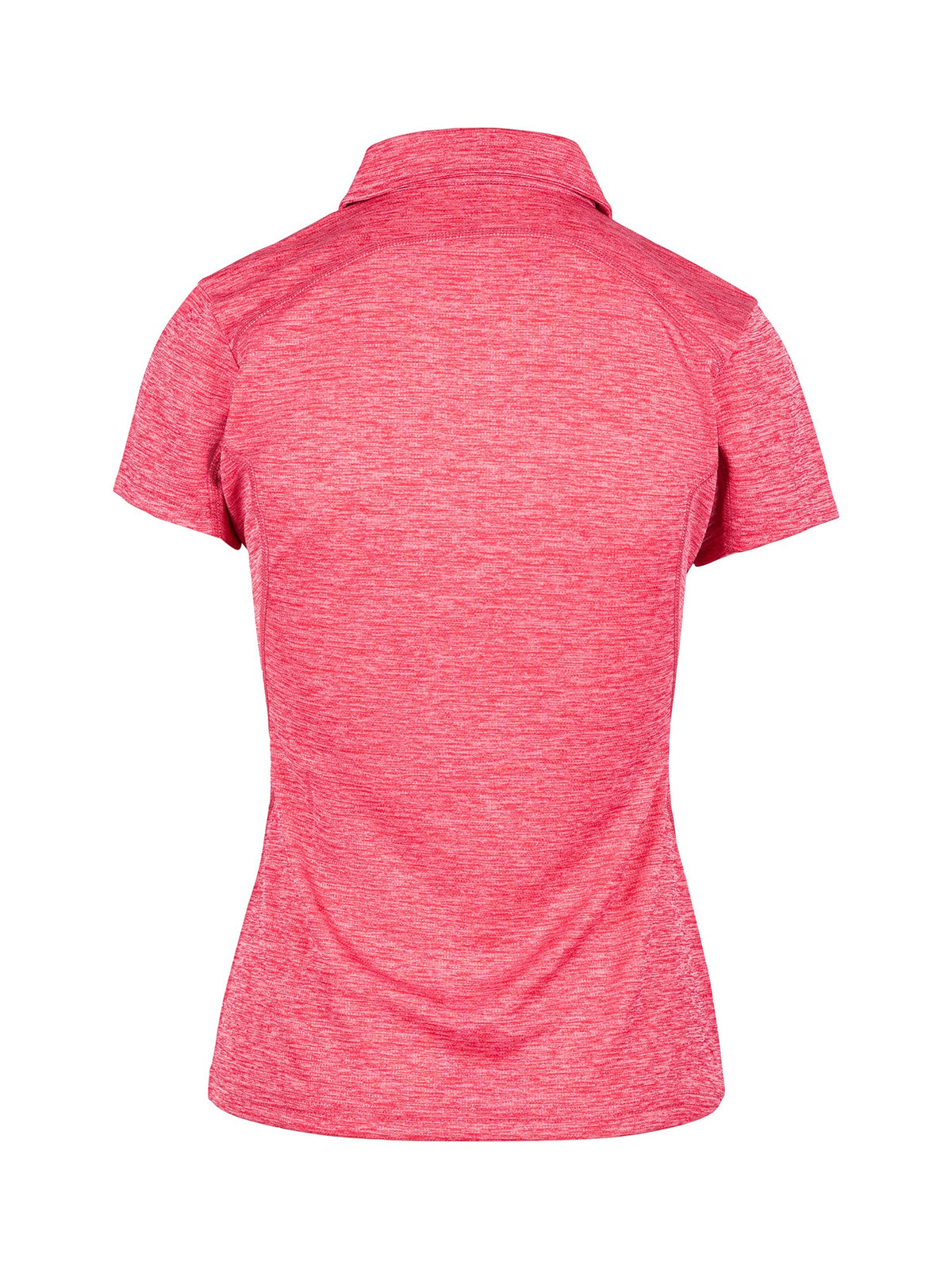 RAMO P446LDM Women’s Challenger 100% polyester Polo — Red Marl back