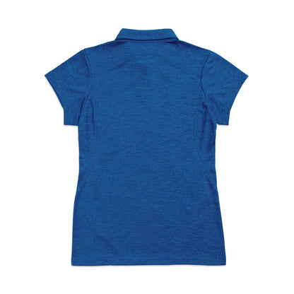 RAMO P446LDM Women’s Challenger 100% polyester Polo — Royal Marl back