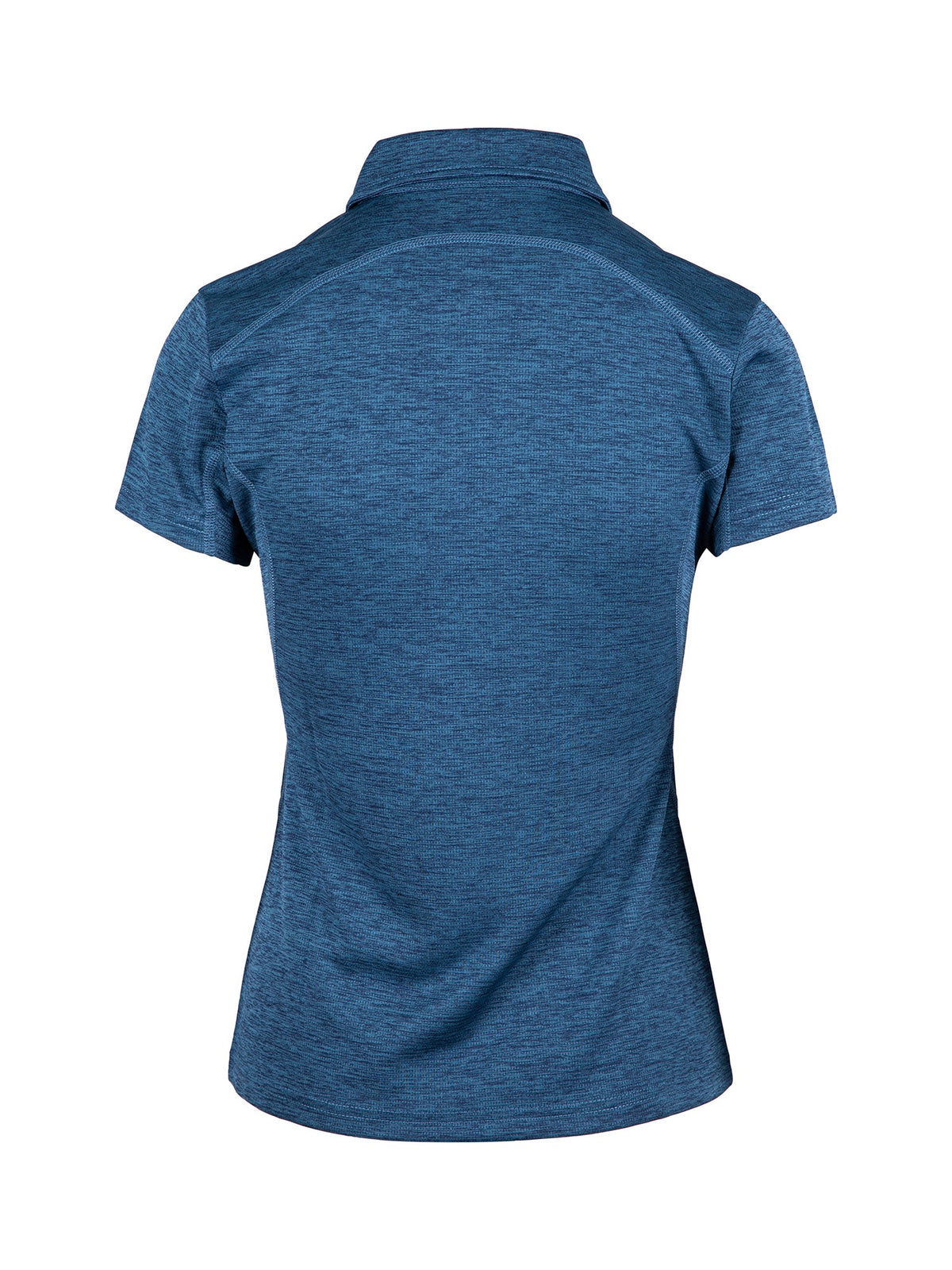 RAMO P446LDM Women’s Challenger 100% polyester Polo — Teal Marl back