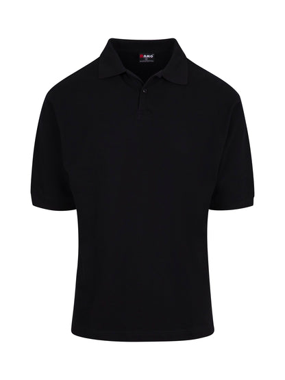 RAMO P737HS Men's Cotton Pigment Dyed Polo — Black front