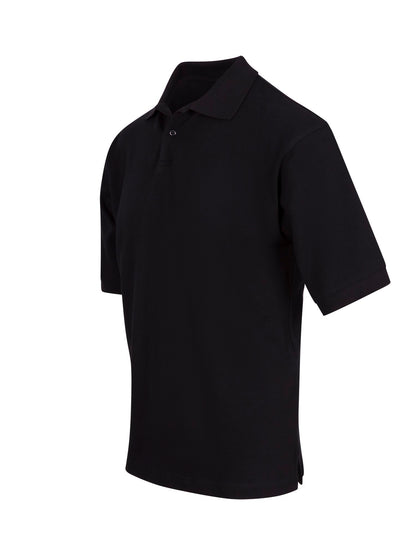 RAMO P737HS Men's Cotton Pigment Dyed Polo — Black side