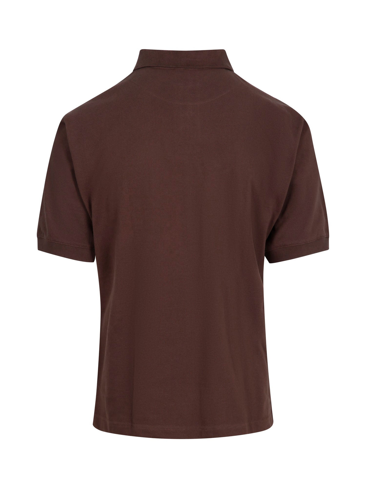 RAMO P737HS Men's Cotton Pigment Dyed Polo — Brown back