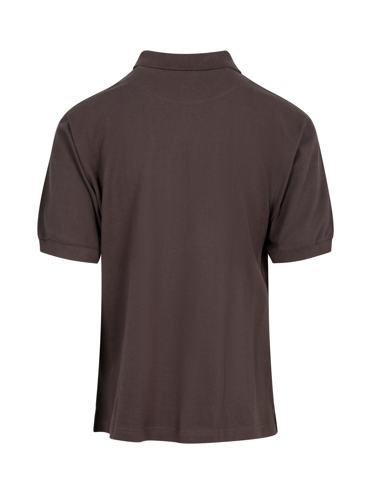 RAMO P737HS Men's Cotton Pigment Dyed Polo — Charcoal back