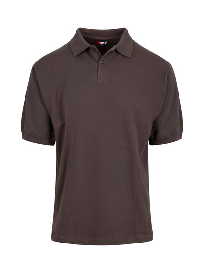 RAMO P737HS Men's Cotton Pigment Dyed Polo — Charcoal front