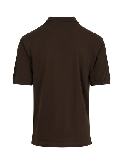 RAMO P737HS Men's Cotton Pigment Dyed Polo — Olive back