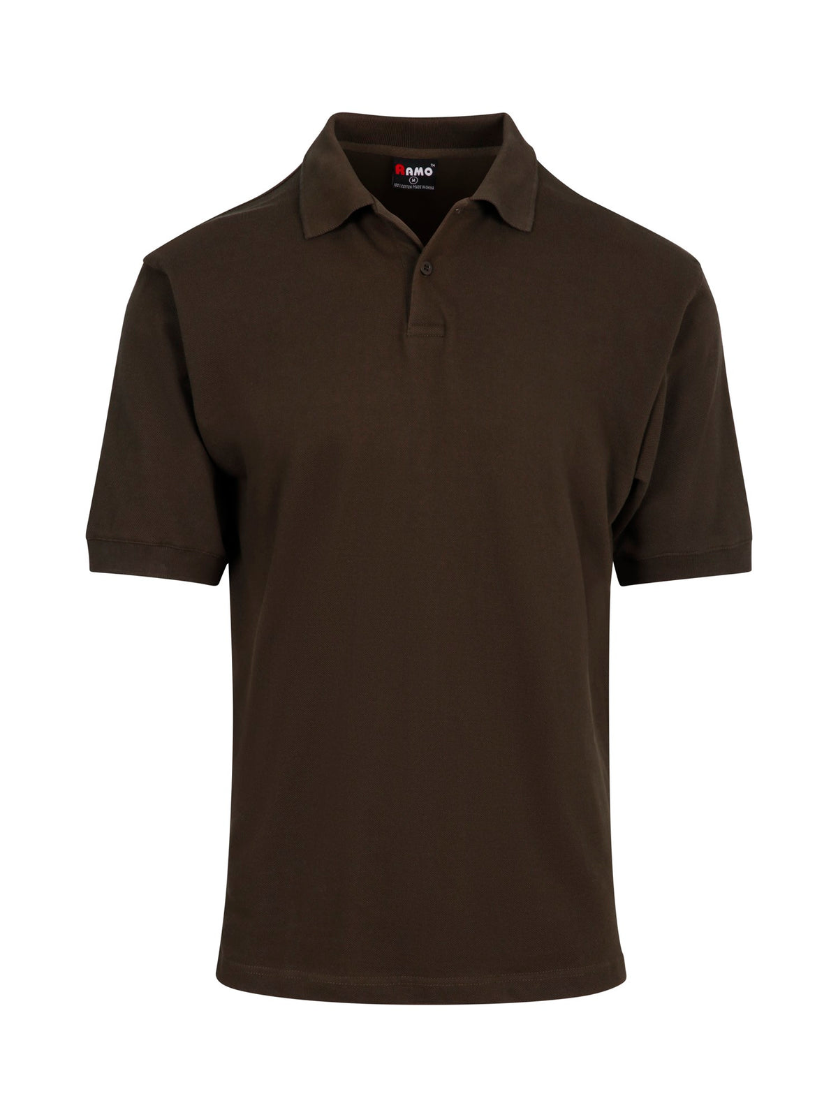 RAMO P737HS Men's Cotton Pigment Dyed Polo — Olive front