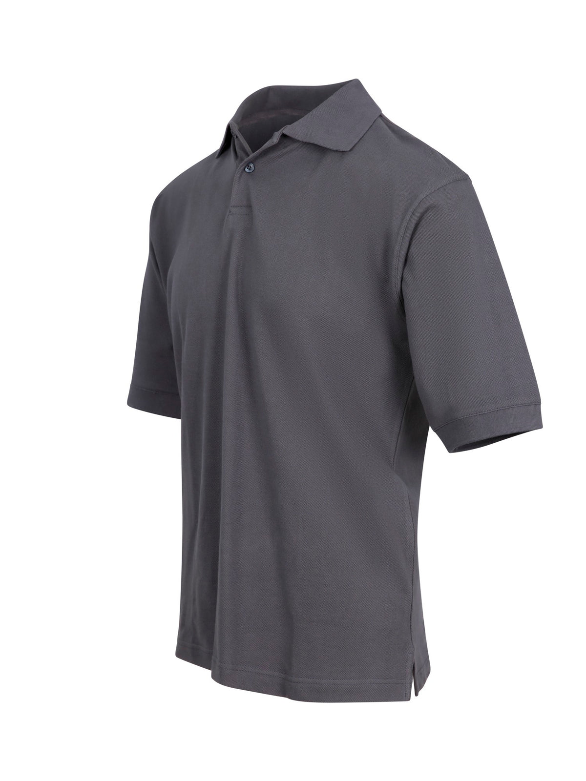 RAMO P737HS Men's Cotton Pigment Dyed Polo — Steel Blue side