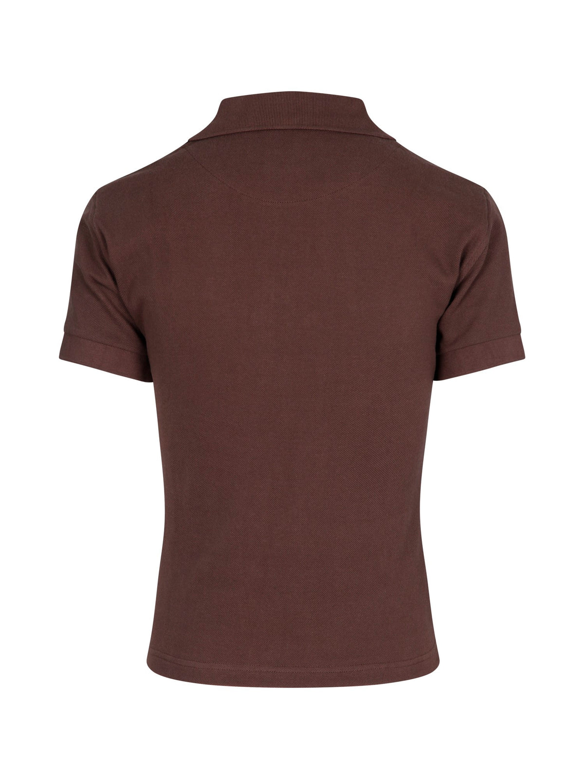 RAMO P737LD Women's Cotton Pigment Dyed Polo — Brown back