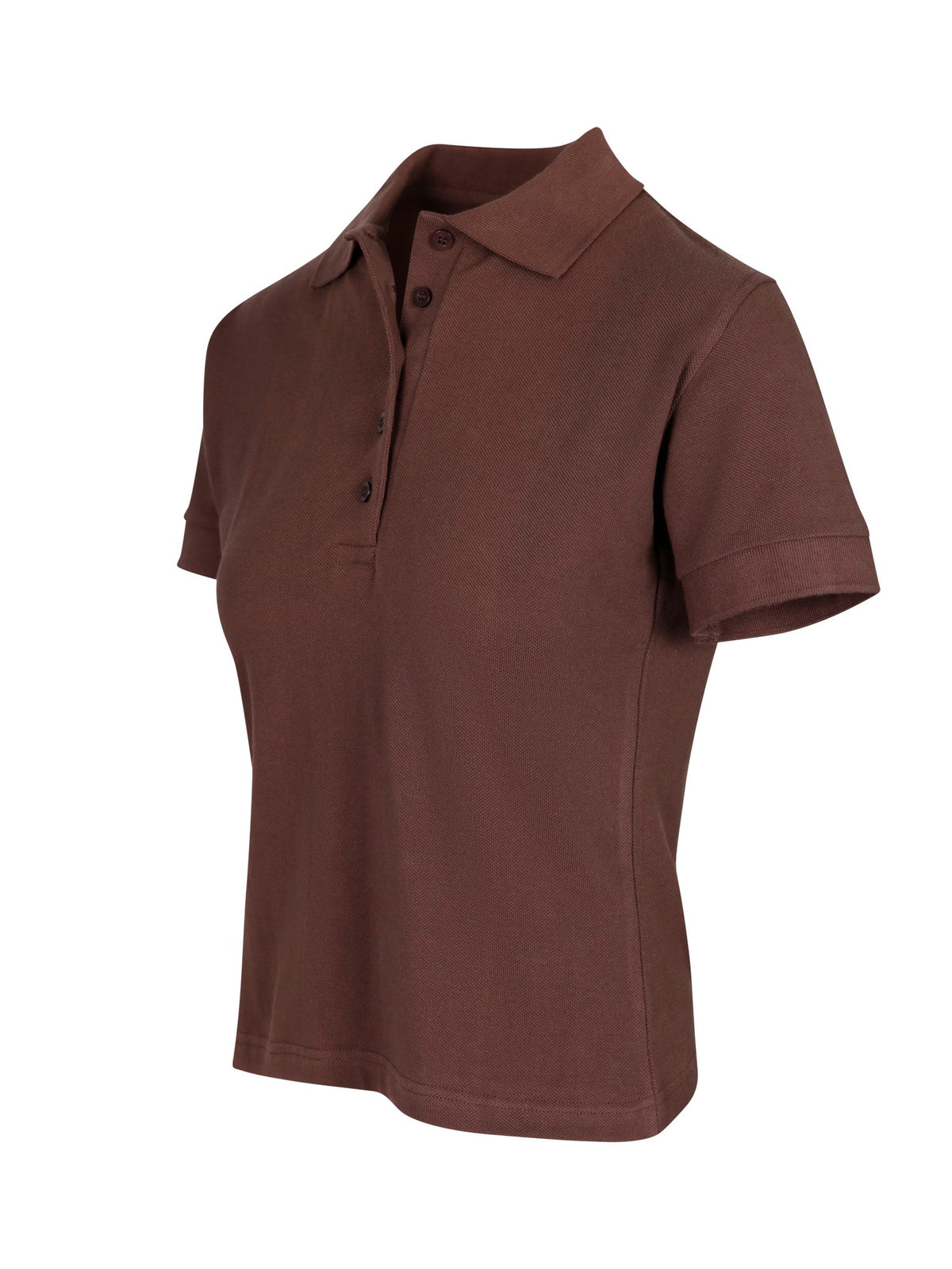 RAMO P737LD Women's Cotton Pigment Dyed Polo — Brown side