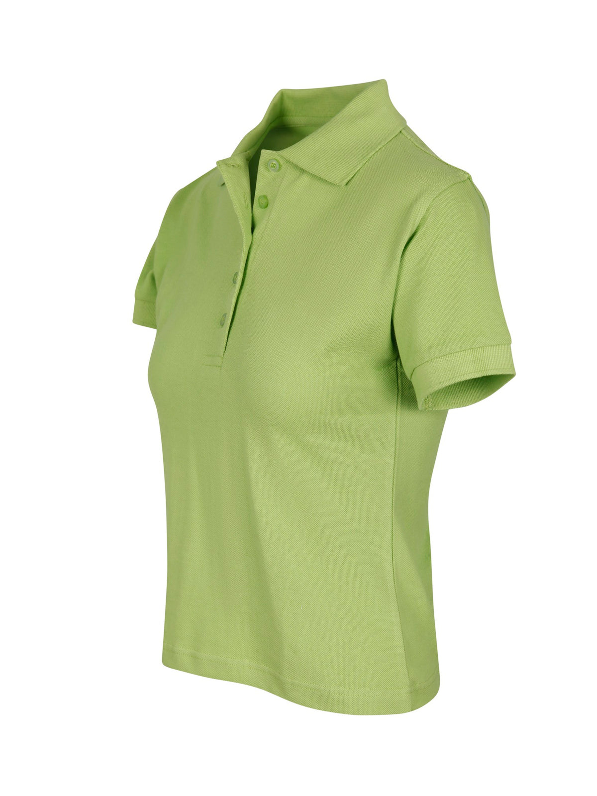 RAMO P737LD Women's Cotton Pigment Dyed Polo — Lime side