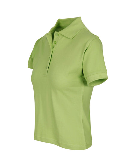 RAMO P737LD Women's Cotton Pigment Dyed Polo — Lime side
