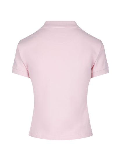 RAMO P737LD Women's Cotton Pigment Dyed Polo — Pink back