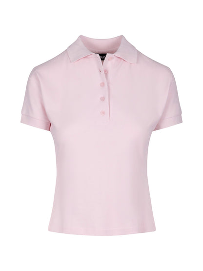 RAMO P737LD Women's Cotton Pigment Dyed Polo — Pink front