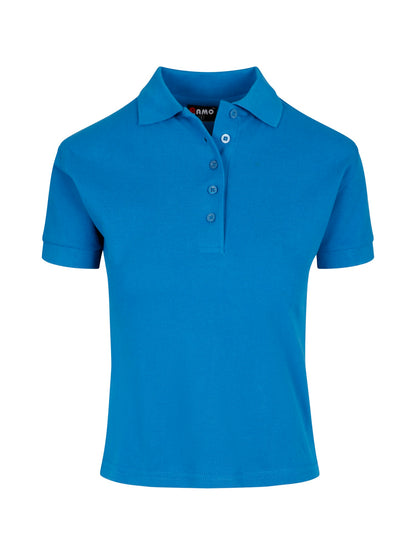 RAMO P737LD Women's Cotton Pigment Dyed Polo — Sapphire front
