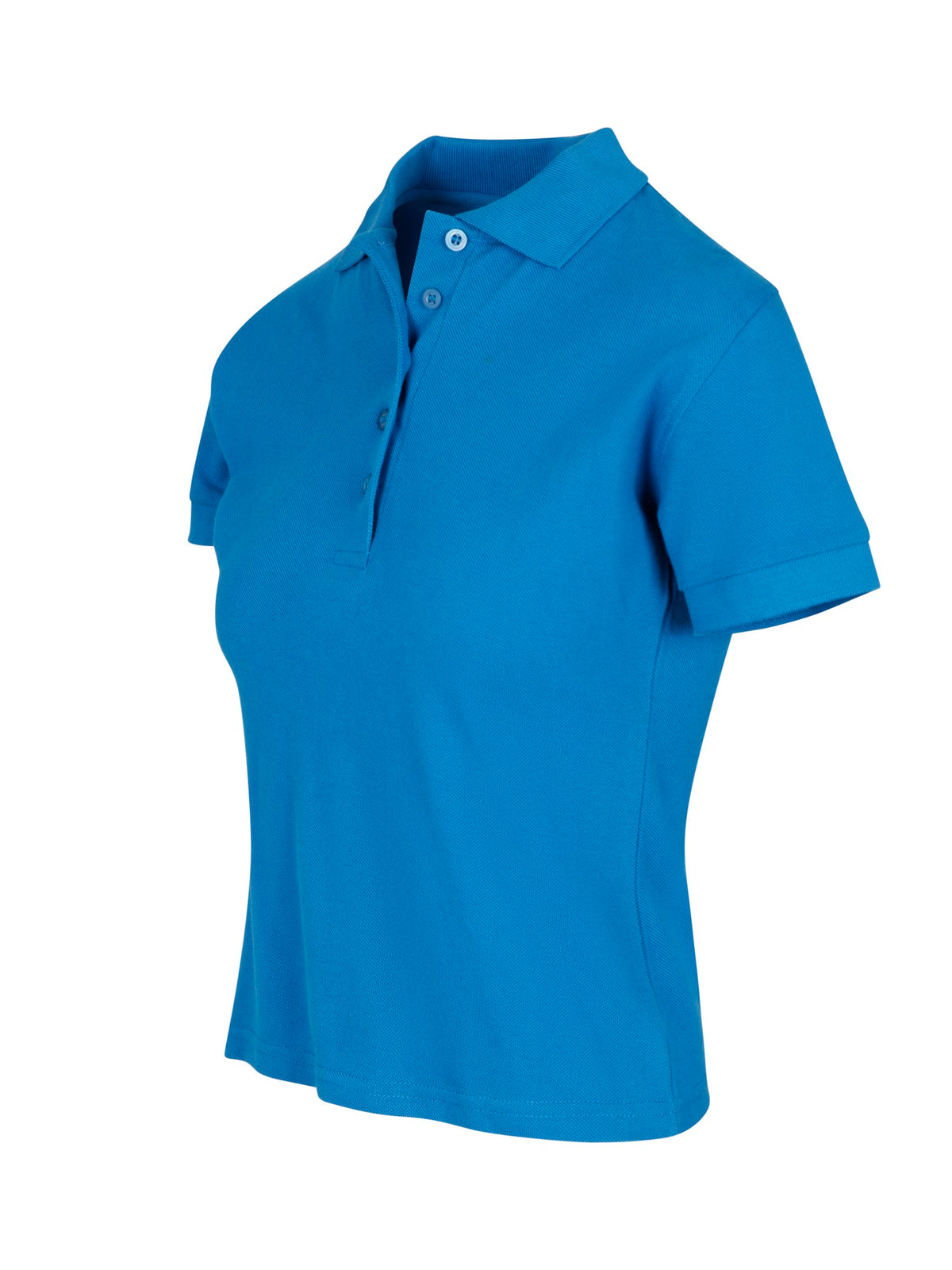 RAMO P737LD Women's Cotton Pigment Dyed Polo — Sapphire side