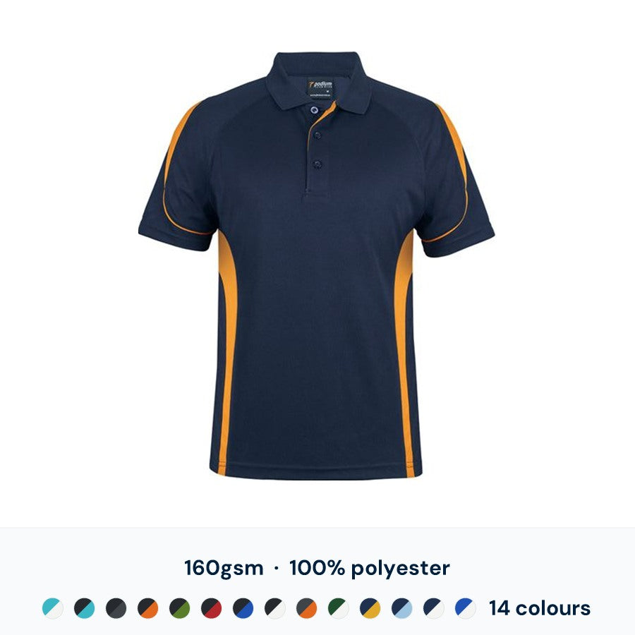 JB's Wear Podium Bell Polo — Custom Logo