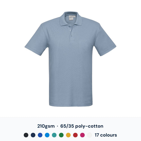 Biz Collection Crew Kids Polo - 210gsm 65/35 poly-cotton, 17 colours