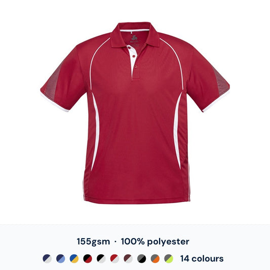 Biz Collection Razor Kids Polo - 155gsm 100% polyester, 14 colourways