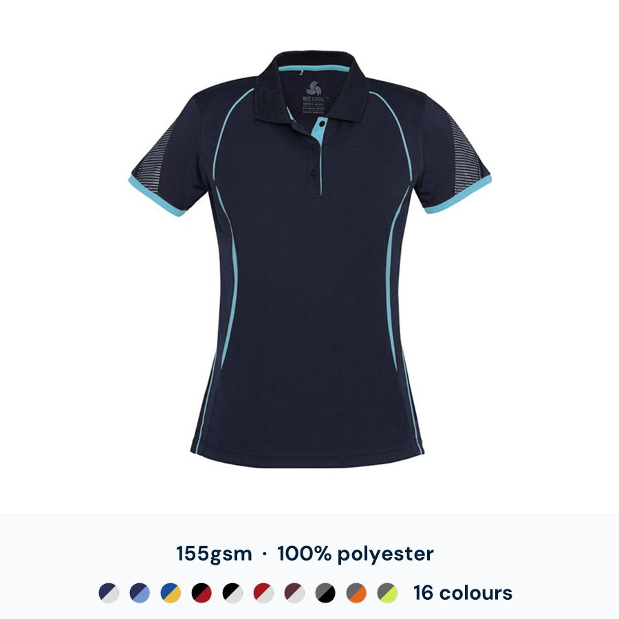 Biz Collection Razor Womens Polo — Custom Logo