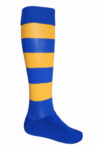 Royal Blue / Gold – Bocini Sports Socks SC1105