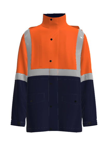 Bocini Unisex Hi-Vis Polar Fleece Lined Jacket With Reflective Tape SJ0430 – 1