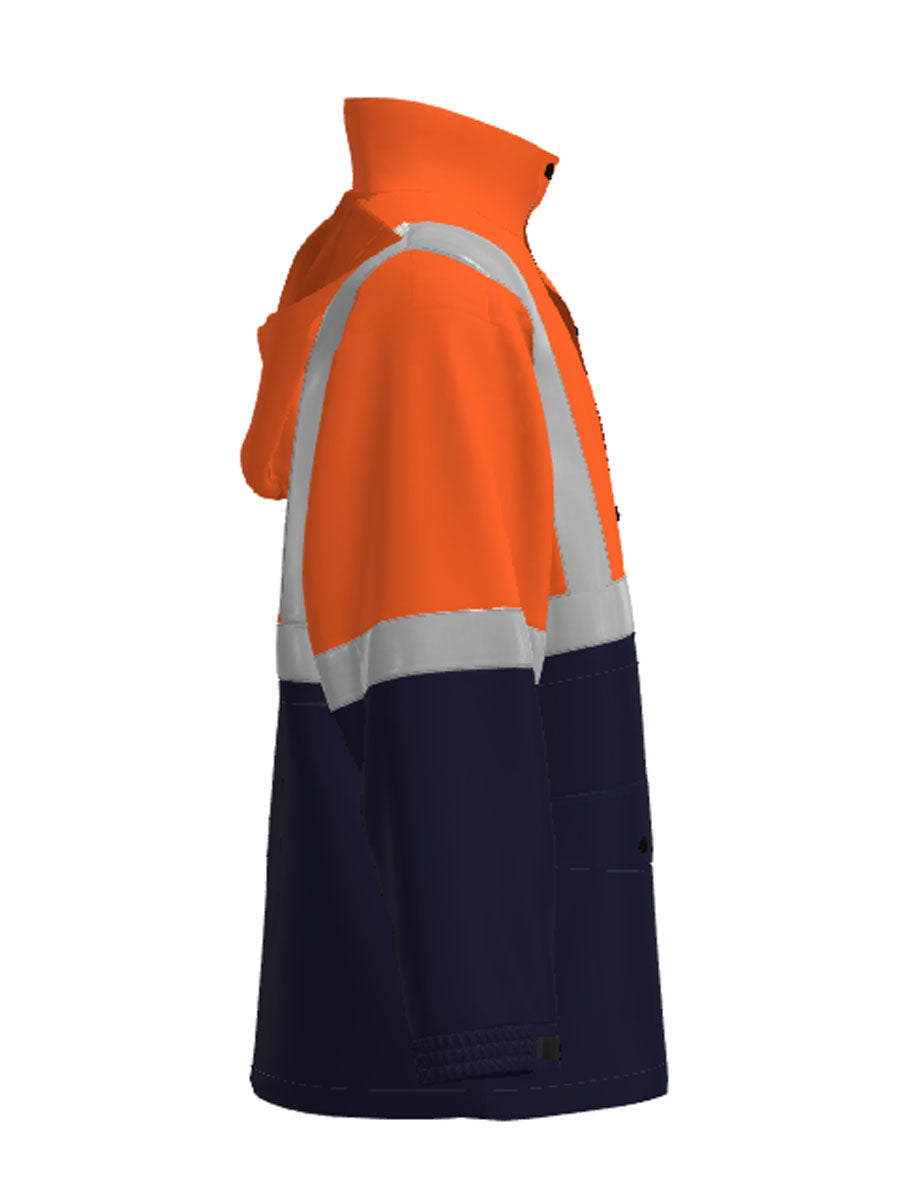Bocini Unisex Hi-Vis Polar Fleece Lined Jacket With Reflective Tape SJ0430 – 3