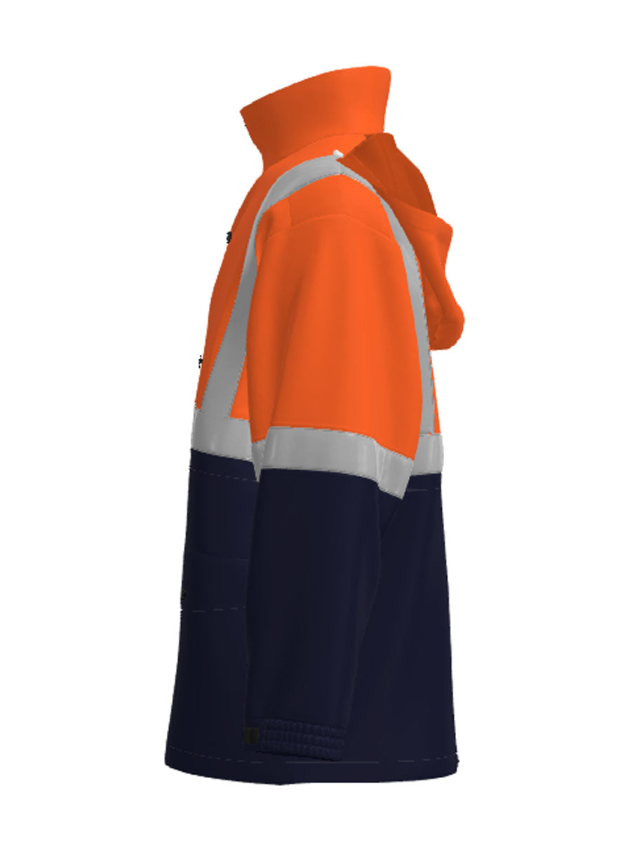 Bocini Unisex Hi-Vis Polar Fleece Lined Jacket With Reflective Tape SJ0430 – 4
