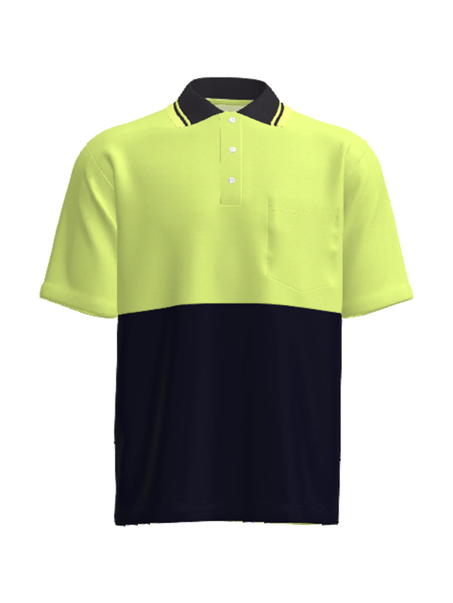 Bocini Unisex Hi-Vis Polyface / Cotton Back Polo - S/S SP0538 – 5