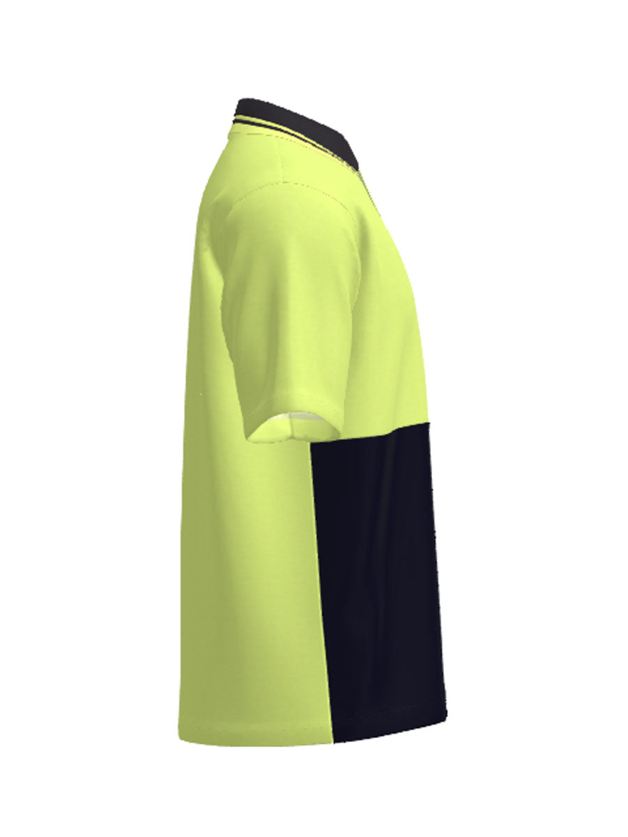 Bocini Unisex Hi-Vis Polyface / Cotton Back Polo - S/S SP0538 – 7