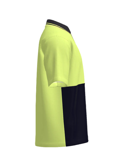 Bocini Unisex Hi-Vis Polyface / Cotton Back Polo - S/S SP0538 – 7