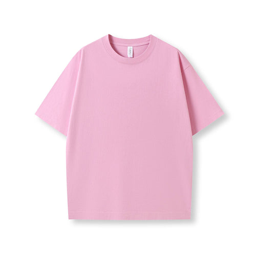 RAMO Unisex Faded Oversized Organic Cotton T-Shirt — Pink Mist Faded